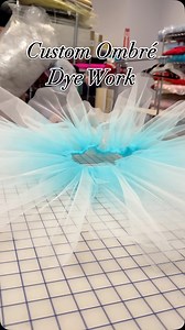 4.9K views · 541 reactions | Some custom ombré dye work for a client! Going to make the most stunning tutu! . #costume #costumedesign #costumedesigner #tutu #ballet #costumes #sewing | Tutu.Com | Facebook