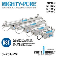 Mighty Pure UV Water Purifiers 3–20 GPM - BuyUltraviolet