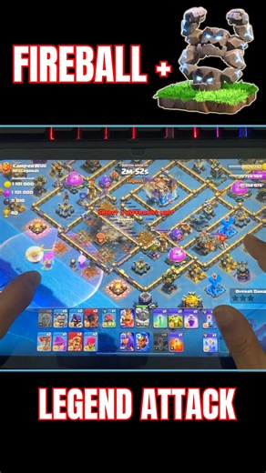 TH18 Legend League Attack Strategy! Fireball Meteor Golem Army | Clash of Clans 🔥 In this video, I’m sharing all my 8 Legend League attacks using the powerful Fireball Meteor Golem attack strategy. This army helped me climb the leaderboard and achieve BD Ranked 8 in Legend League. You’ll see every attack — wins, close time-fails, and perfect triples — along with how this meta strategy performs against different TH18 base layouts. ⚔️ Army Used: Fireball Meteor Golem! 👉 Drop a ❤️ if you love COC