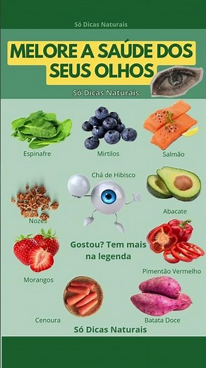 VISÃO EMBAÇADA? 9 Alimentos que "Salvam" seus Olhos! #saudeocular #visao #oftalmologia