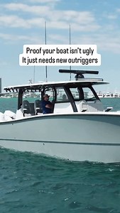 We can’t get over the outriggers on the new 53’ @Queencustomboats equipped with quad Mercury 600 V12’s! #boattrader #centerconsole #boat | Boat Trader