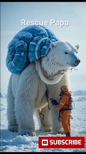 Arctic Rescue: Polar Bear’s Shocking Transformation #arcticanimal #animals #wildlife