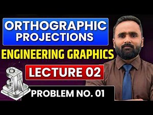 Orthographic Projections | Problem 01 | Engineering Graphics | Lecture 02 | Pradeep Giri Sir