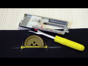 How To Make Buttonhole On Sewing Machine. Sewing Four Step Buttonholes
