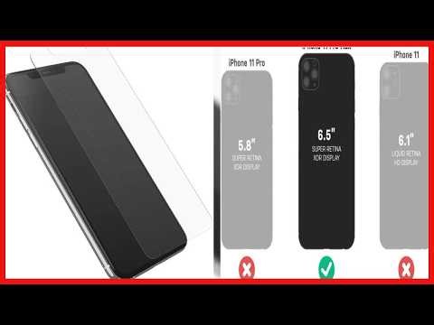 Alpha Glass Screen Protector for iPhone 11 Pro Max Clear, Durable, and Fingerprint Resistant