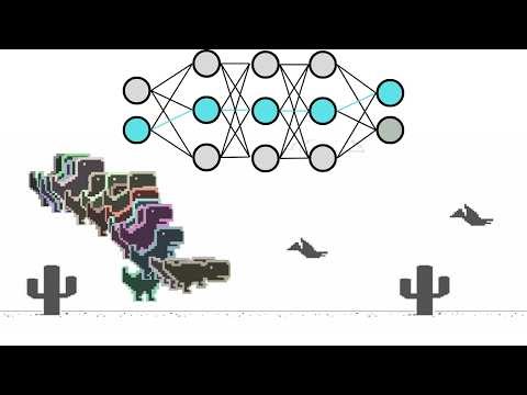A IA aprendeu a jogar o jogo do dinossauro do Chrome!!