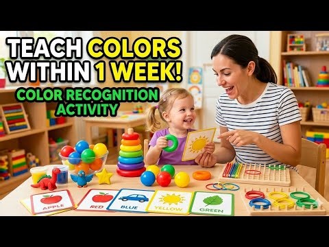 Color Recognition Activities Every Parent Should Know🌈#colors#toddleractivities #braindevelopment