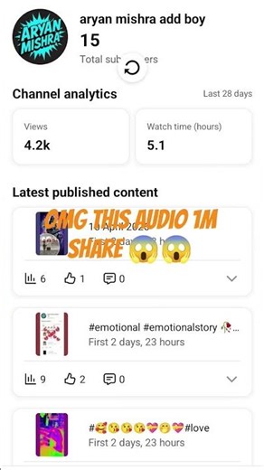 #this is audio 1 million share cross 😱😱