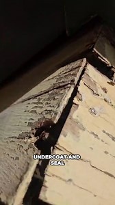 How you should repair your rotten corner fascia boards. Scrape and sand / dust and blow. Under all surfaces. Sika flex pro in all joints and cracks and most important internally between fascia boards. Epoxy sika flex A & B patch over the sika flex pro while wet. This will ensure the 2 patches move together and allow movement. #paintingprocess #renovation #paintingprocessvideo #housepainting #painter | A1 Painting NSW