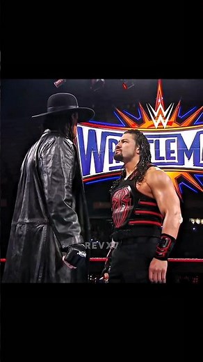 Roman Reigns Vs Undertaker Rivalry At Mania (2017) 🥵 Edit