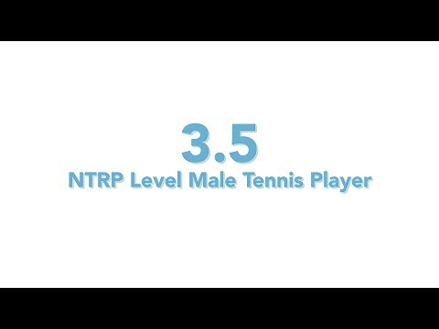 USTA National Tennis Rating Program: 3.5 NTRP level - Male tennis player