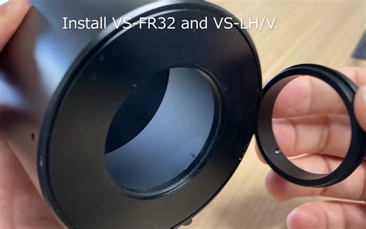 【线扫镜头】VS-L(V)系列的V接口组装说明