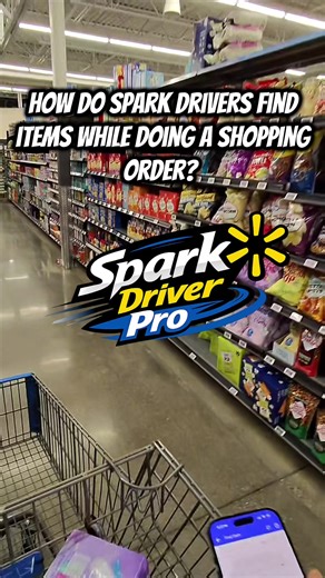 The Spark Driver app makes it so quick and easy to find your customers items! #sparkdriver #walmart #walmartdelivery #sparkdriverespañol