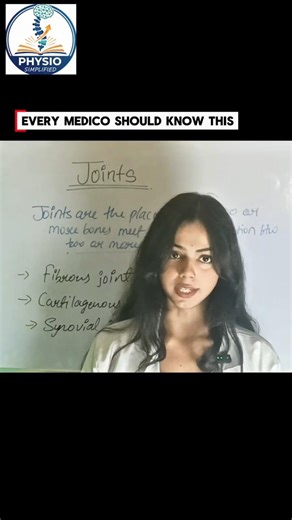 Joints | Types of Joints in Human Body | Joint Classification in 30 Seconds 🦴 #shorts