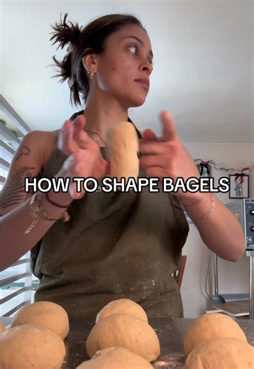 Sourdough Bagel Shaping Method Explained