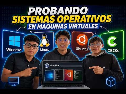 PROBANDO SISTEMAS OPERATIVOS en MÁQUINAS VIRTUALES 😱 (Windows vs Linux vs Ubuntu vs CEOS)