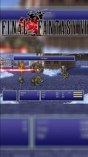 Final Fantasy 6 Pixel Remaster- Nintendo Switch Gameplay