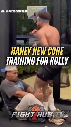 Devin Haney NEW CORE training for Rolly Romero!