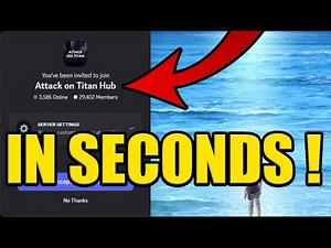 HOW to JOIN ATTACK ON TITAN DISCORD SERVER