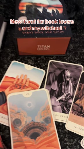 Love Tarot? Sci-fi books? @titanbooks have done it again! I got this new tarot deckfrom @Forbidden Planet It’s stunning and will be a super cool addition to my readings. #tarotdeck #witchtok #tarotreader #witchesoftiktok #dune
