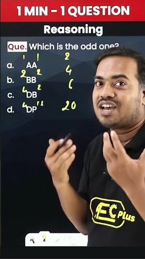 Find Odd One Out? - Reasoning | Best Tricks | SSC Exams/RRB Exams/Vyapam Exams/MP Exams #shorts