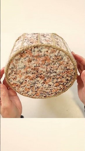 Recicla y decora: Dale un toque único a tu espacio con una cesta-canasta hecha a mano #shorts