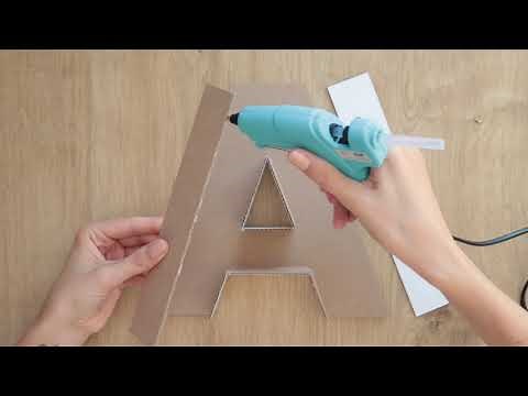 ★ 3D letter DIY | how to make a paper letter room decor DIY | origami