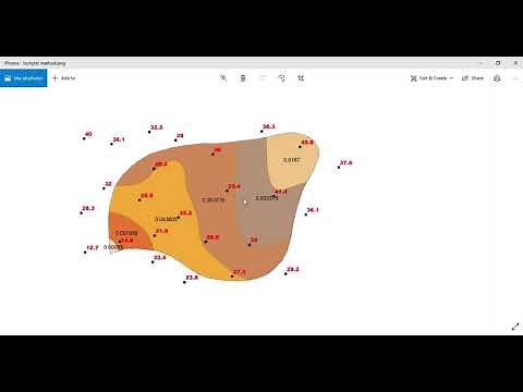Isohyetel method on Arc GIS | Calculation of area between contours