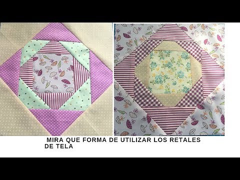 Basic Patchwork for Beginners with Fabric Scraps