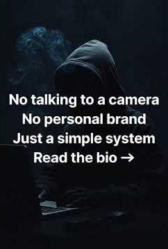 No talking to a camera.