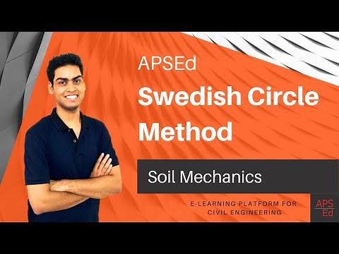 Swedish Circle Method- Finite Slope Analysis | Soil Mechanics