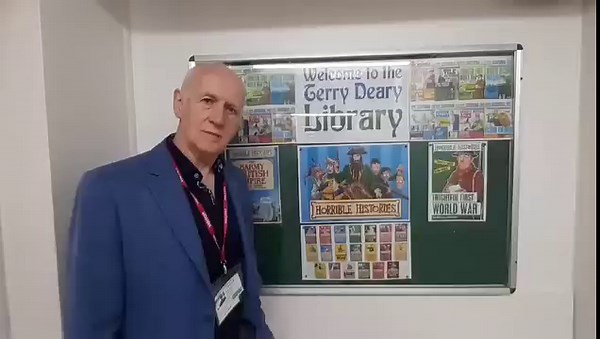 Horrible Histories author Terry Deary returns to old school to inspire new generation of children | Sunderland Echo