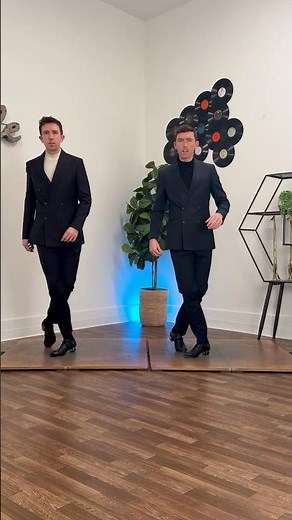 CHA CHA Slide in Suits! 👔 #dance #challenge