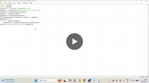 #python #programming #codesoft #developerjourney #codingskills #learningbydoing | Thamilarasi Ramesh