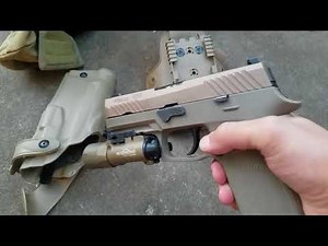 Safariland 6365 Level 3 Sig Sauer P320c Surefire X300U