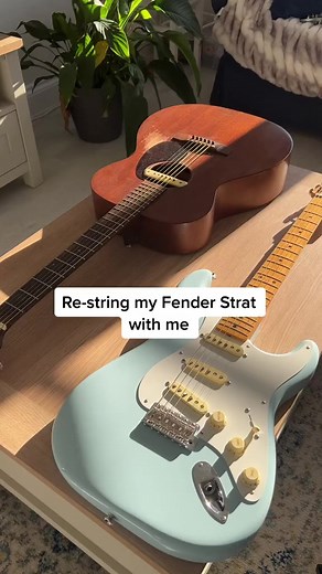 Re-string my Fender strat with me! | Harry Seaton