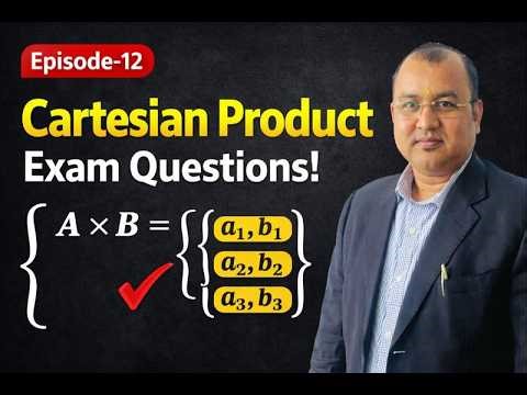 Episode 12 | Cartesian Product in Discrete Mathematics | Ordered Pairs