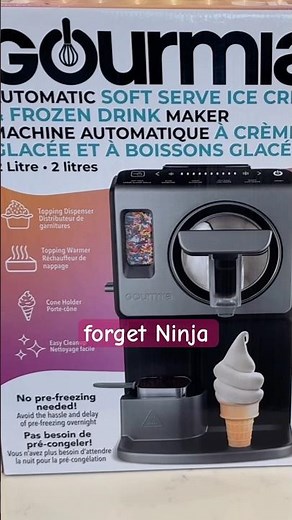 Forget Ninja! Get the All-in-One Gourmia Automatic Soft Serve & Frozen Drinks Maker!