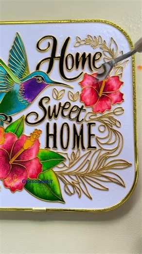 CloisonneKit | The Hummingbird's Sweet Home - Cloisonne Painting Art Kits #cloisonnekit #cloisonnepainting #cloisonneart #cloisonneenamel... | Instagram