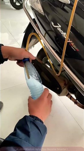 How to Check Motorcycle Fuel Tank Leaks with a Water Bottle