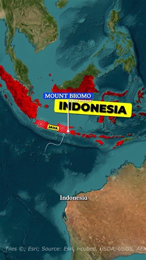 Did you know Indonesia Has a Volcano Inside a Lake Inside a Volcano! 🌋
