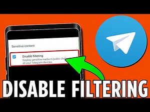How to Disable Filtering on Telegram (UPDATED 2025)