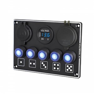 [Hot Item] Marine LED Rocker Switch Panel for Boat Car Control