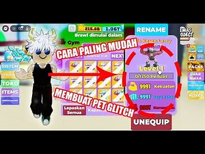 Upadate terbaru Muscle LEgends!! Cara Paling Mudah Membuat Pet Glitch Di Muscle Legends