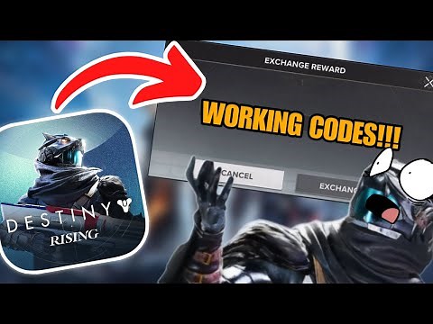 Every WORKING CODE in Destiny Rising! *THEY ARE LIMITED* May not Work as of sept 2nd