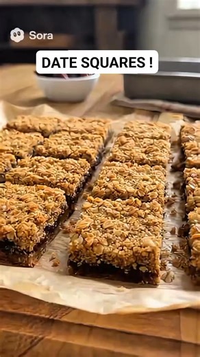 4.8K views · 16 reactions | DATE SQUARES RECIPE ! 﫶 #datesquares #recipe #recipes#recipeshare | Marco Recipes | Facebook