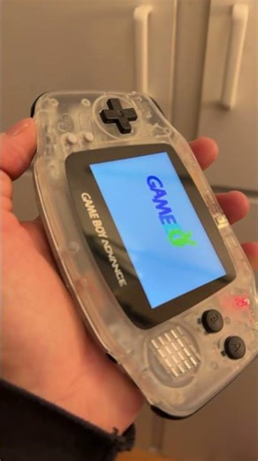 My modded GBA literally cracked days after I put it together. #retro #retrogaming #retromodding #mod