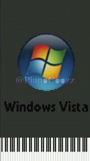 Windows Logo Evolution in Black MIDI Piano Nut 🎹 #Shorts