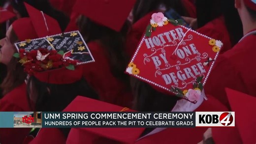Hundreds pack The Pit to celebrate UNM graduates