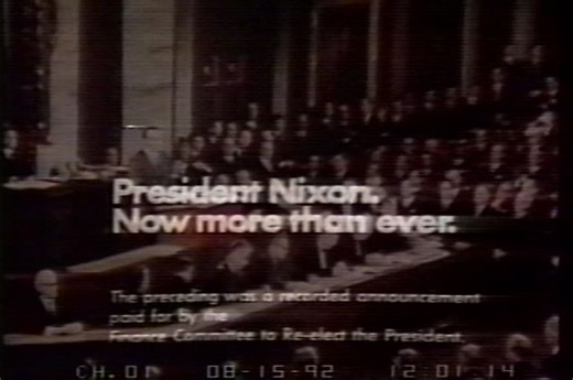 Nixon 1972 Campaign Commercials